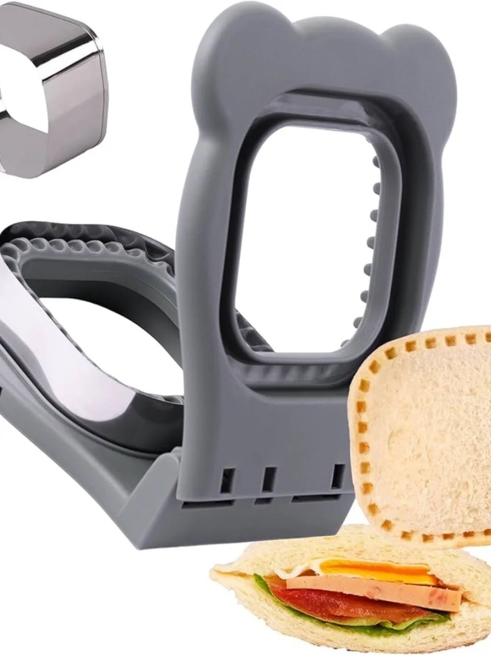 NOT FOR SALE Uncrustables Sandwich Maker Cutter Sealer Grey Square NIB PB&J